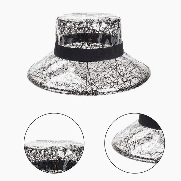 Wide brim PVC sun/rain hat - Picture 5 of 5